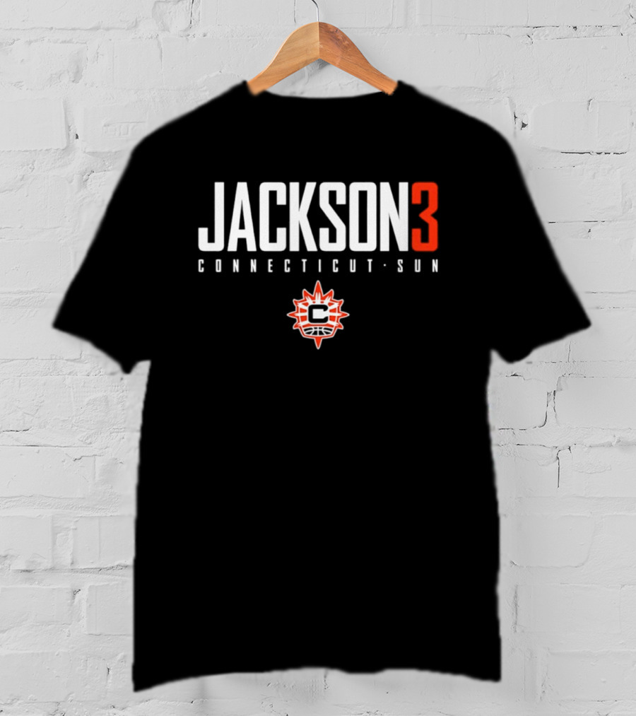 Jackson 3 Connecticut Sun WNBA Team T-Shirt