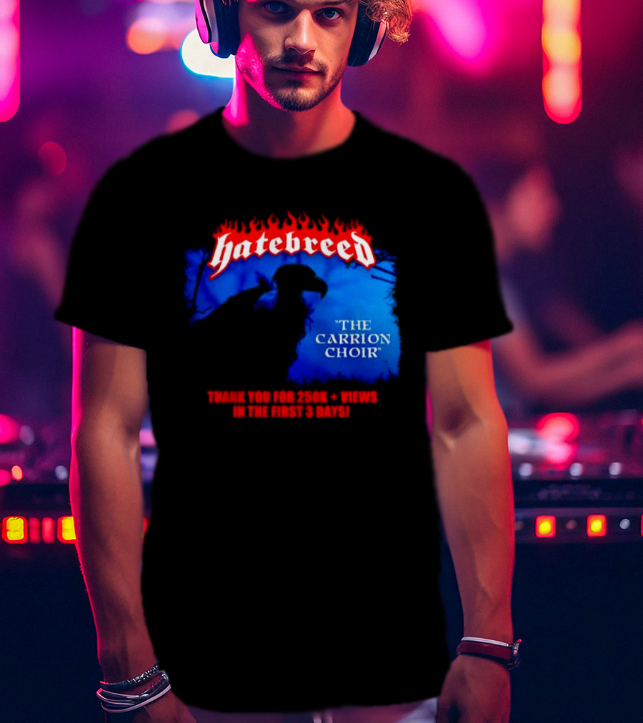Hatebreed The Carrion Choir Metal Hardcore Album T-Shirt
