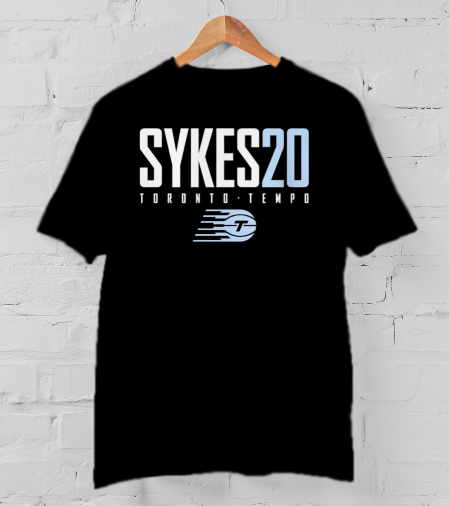 Sykes 20 Toronto Tempo WNBA T-Shirt