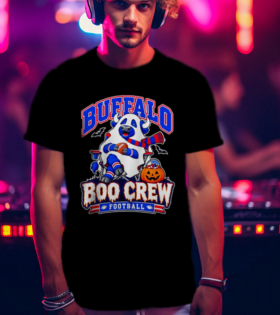 Buffalo Bills Boo Crew Halloween Football 2026 T-Shirt