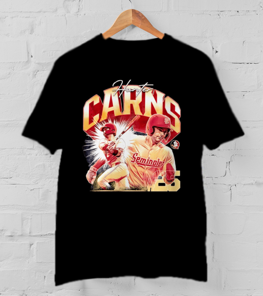 Hunter Carns Seminoles Baseball Florida State NCAA Player 25 T-Shirt