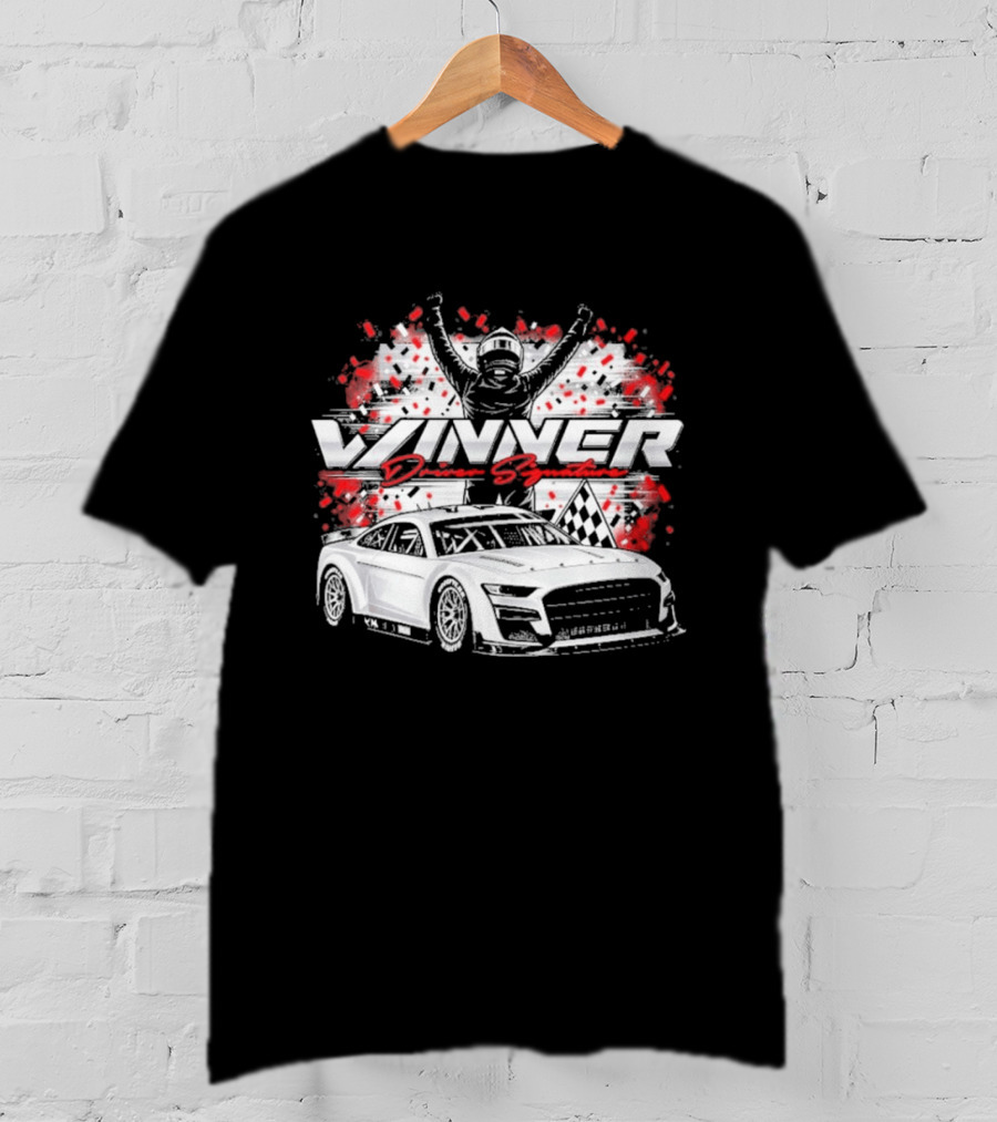 Chase Briscoe Winner South Point 400 Race Car Champion Celebration T-Shirt