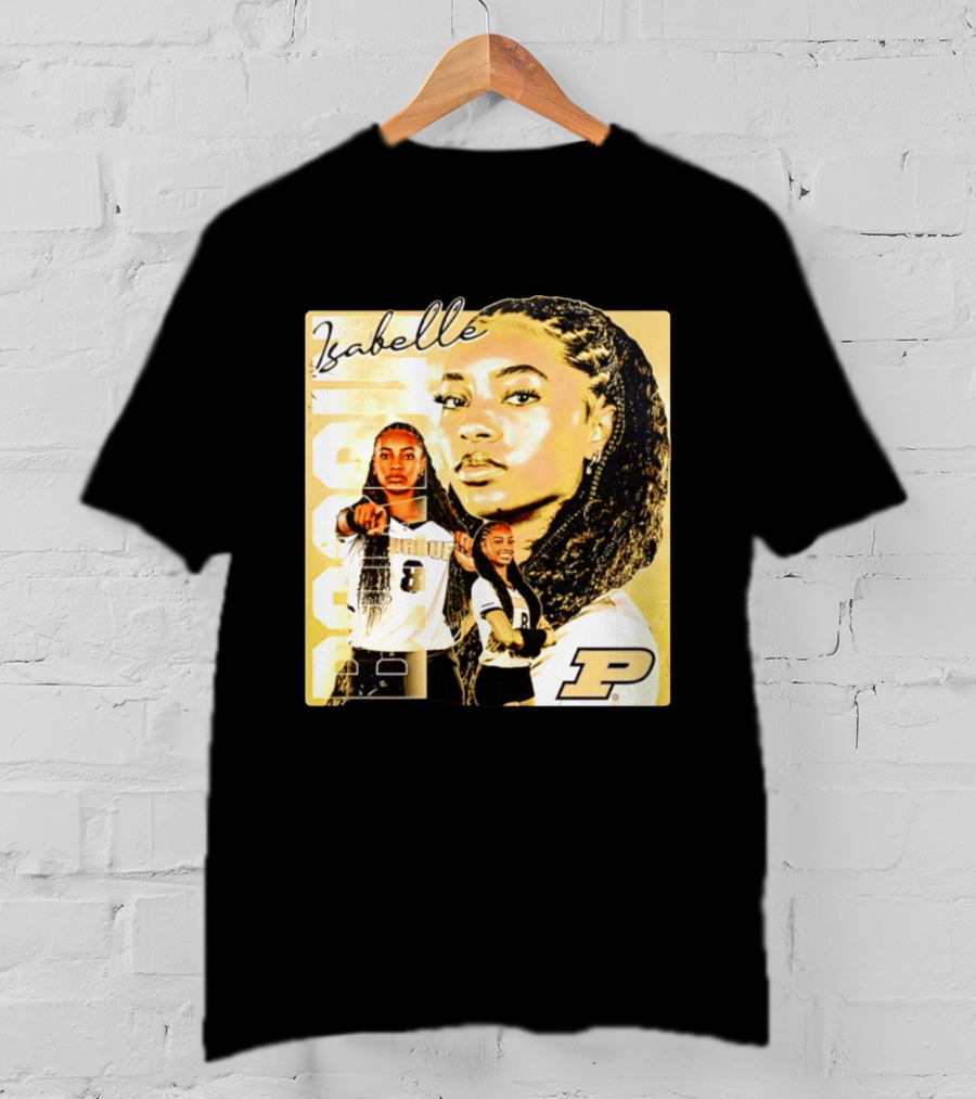 Isabelle Bardin Purdue Boilermakers Volleyball NCAA Team Player P Sports T-Shirt