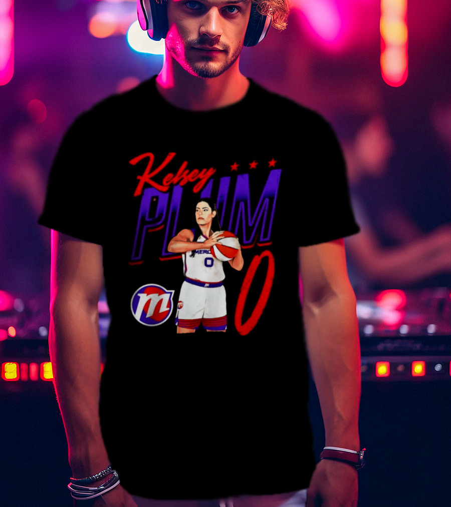 Kelsey Plum 0 Mercury WNBA Basketball Player T-Shirt