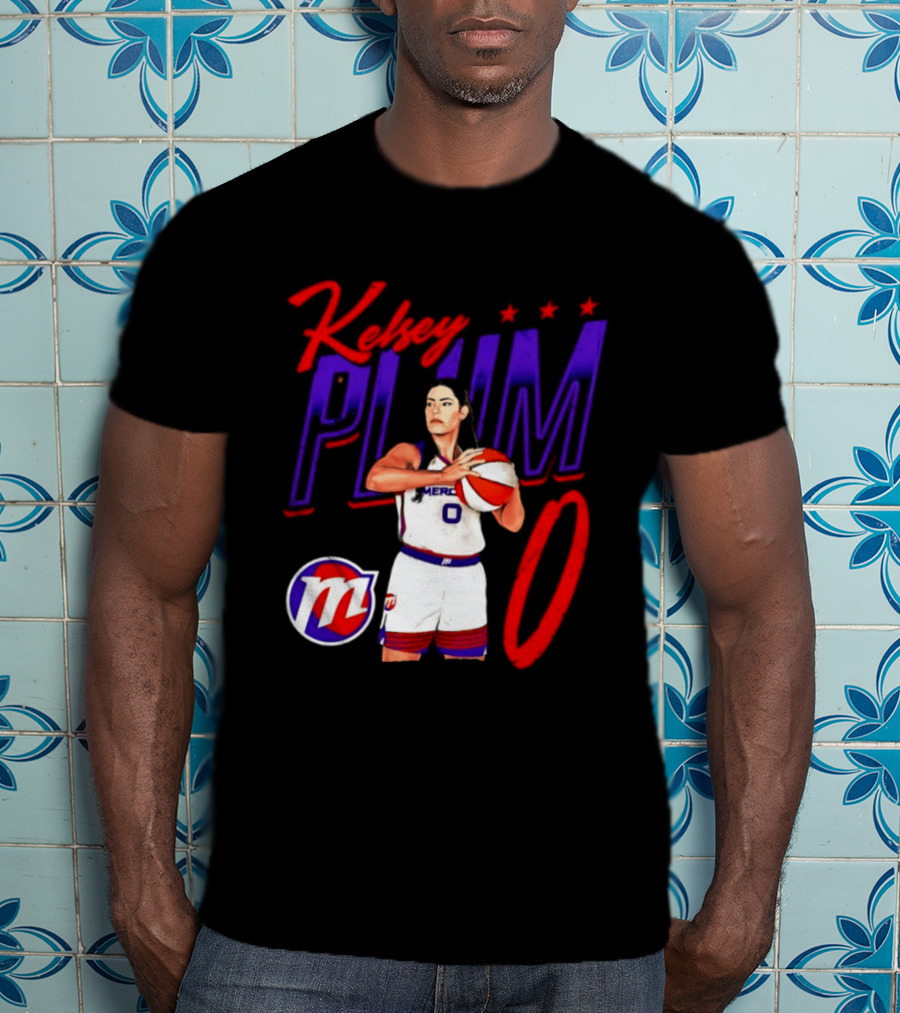 Kelsey Plum 0 Mercury WNBA Basketball Player T-Shirt