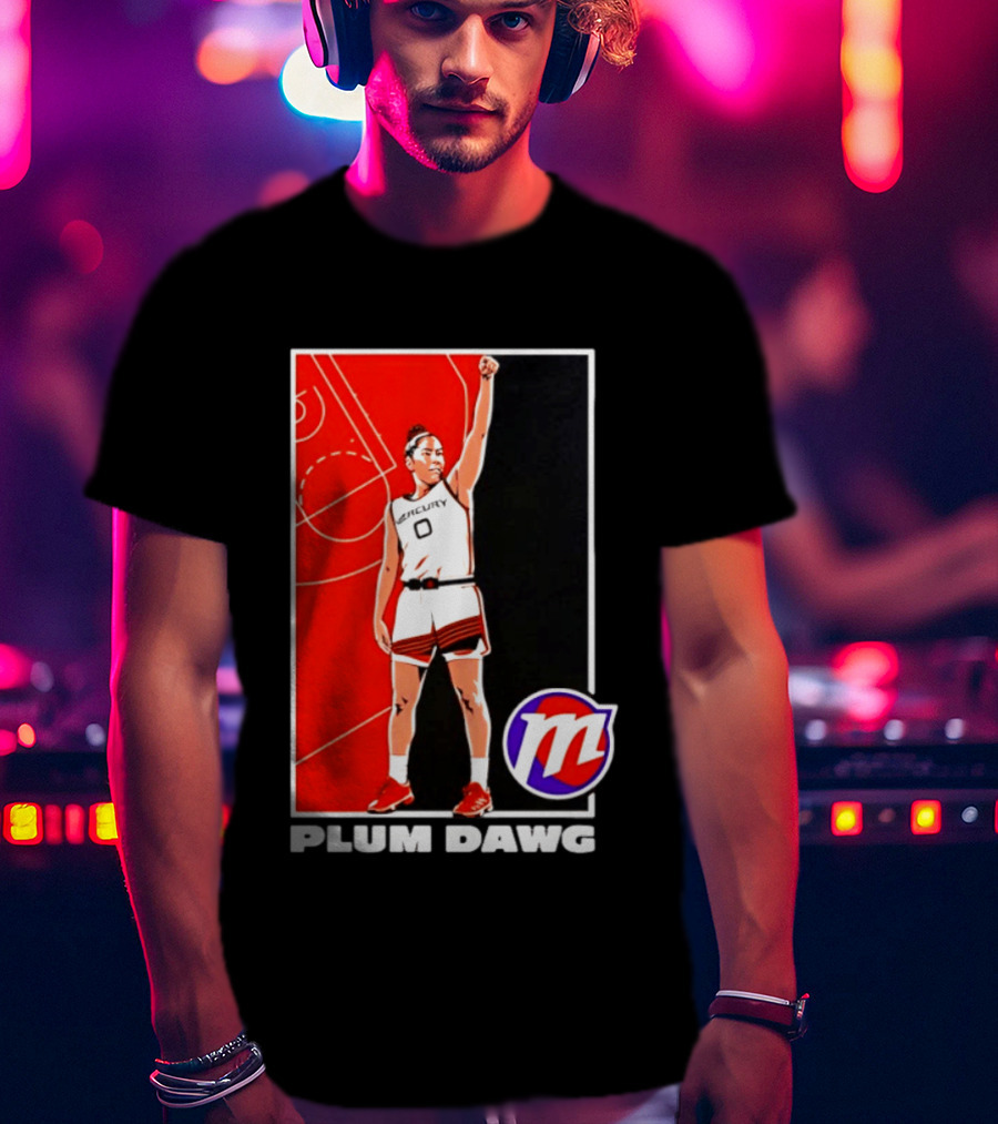 Kelsey Plum Phoenix Mercury 2026 WNBA Plum Dawg T-Shirt