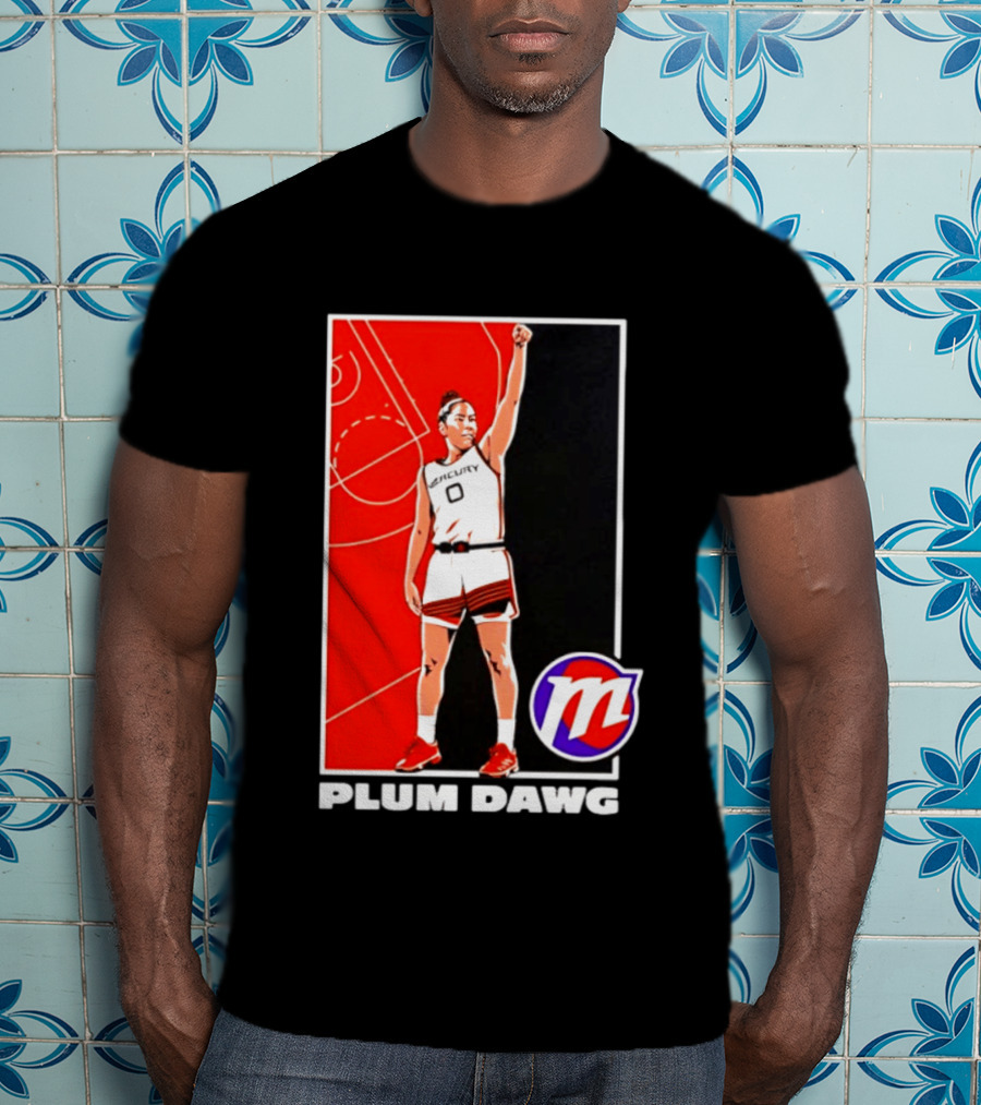 Kelsey Plum Phoenix Mercury 2026 WNBA Plum Dawg T-Shirt