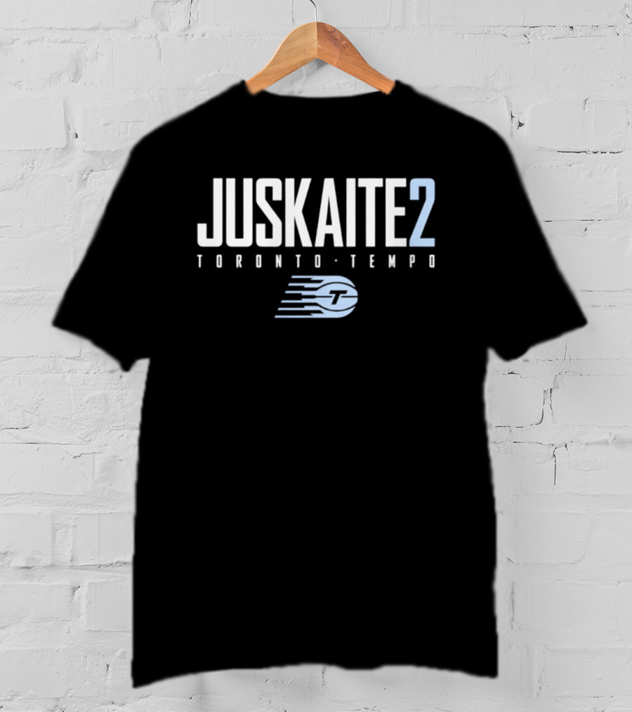 Laura Juskaite 2 Toronto Tempo WNBA T-Shirt
