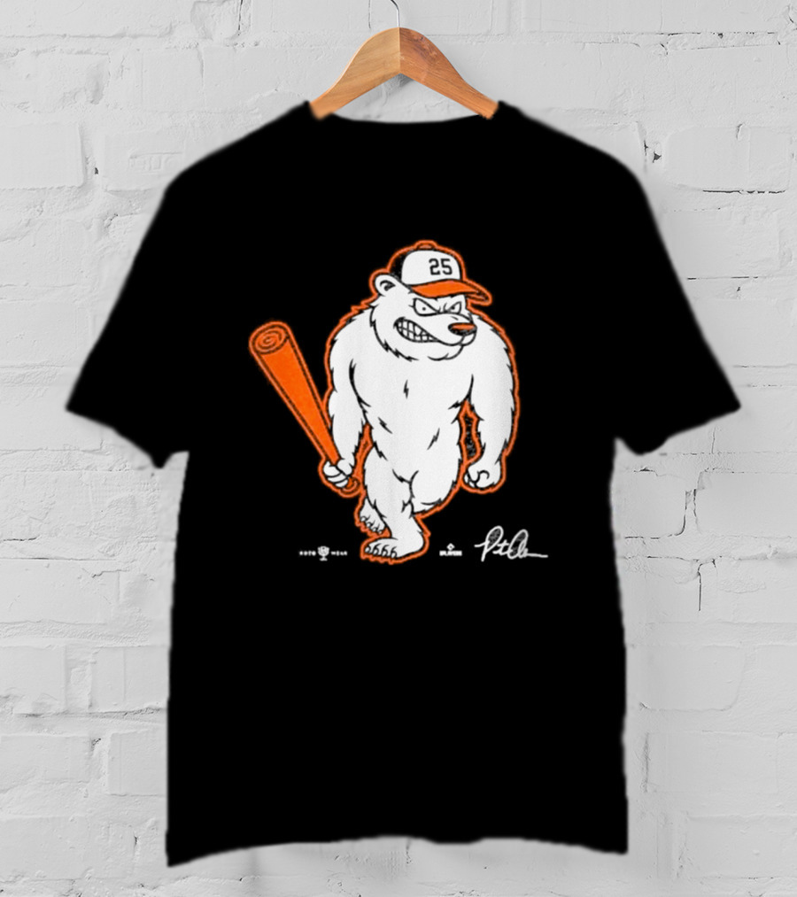 Baltimore Orioles Polar Bear Pete Alonso Baseball Bat T-Shirt