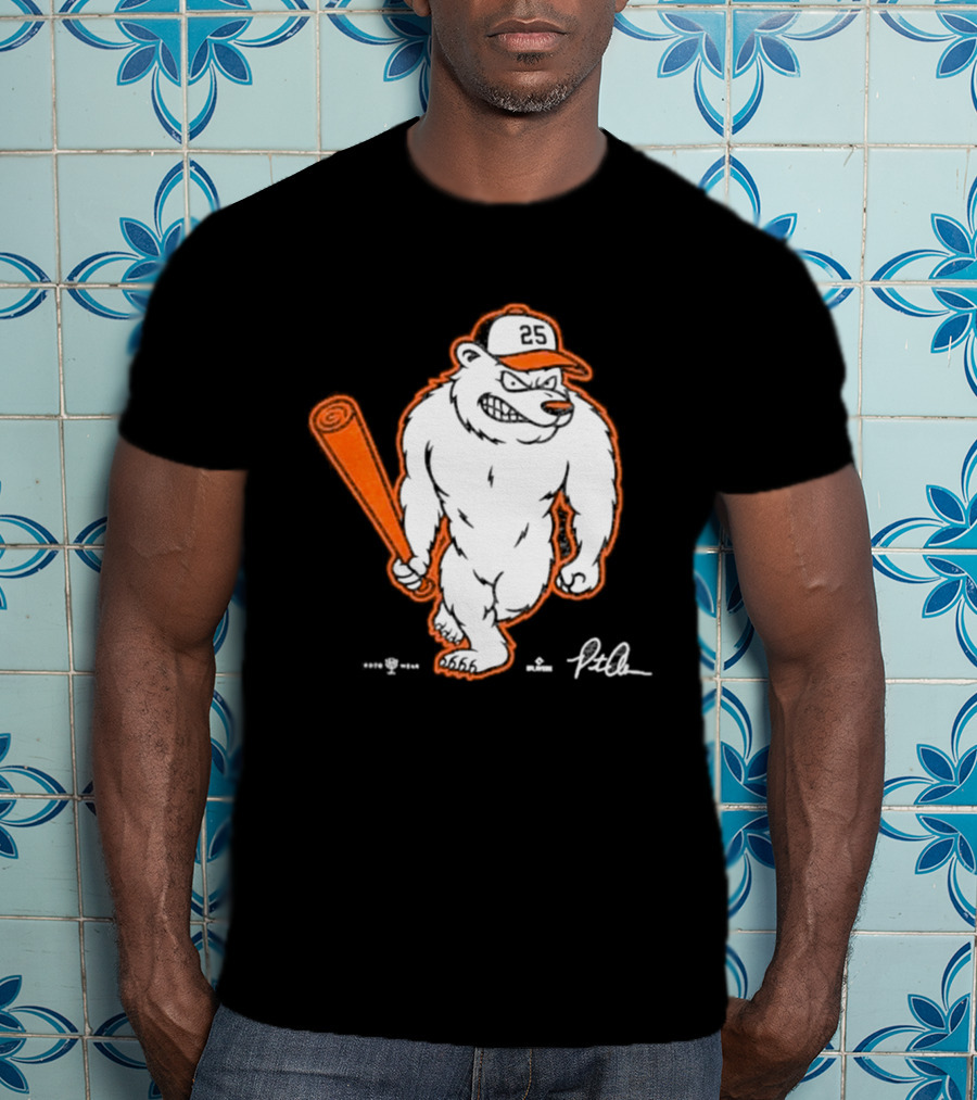Baltimore Orioles Polar Bear Pete Alonso Baseball Bat T-Shirt