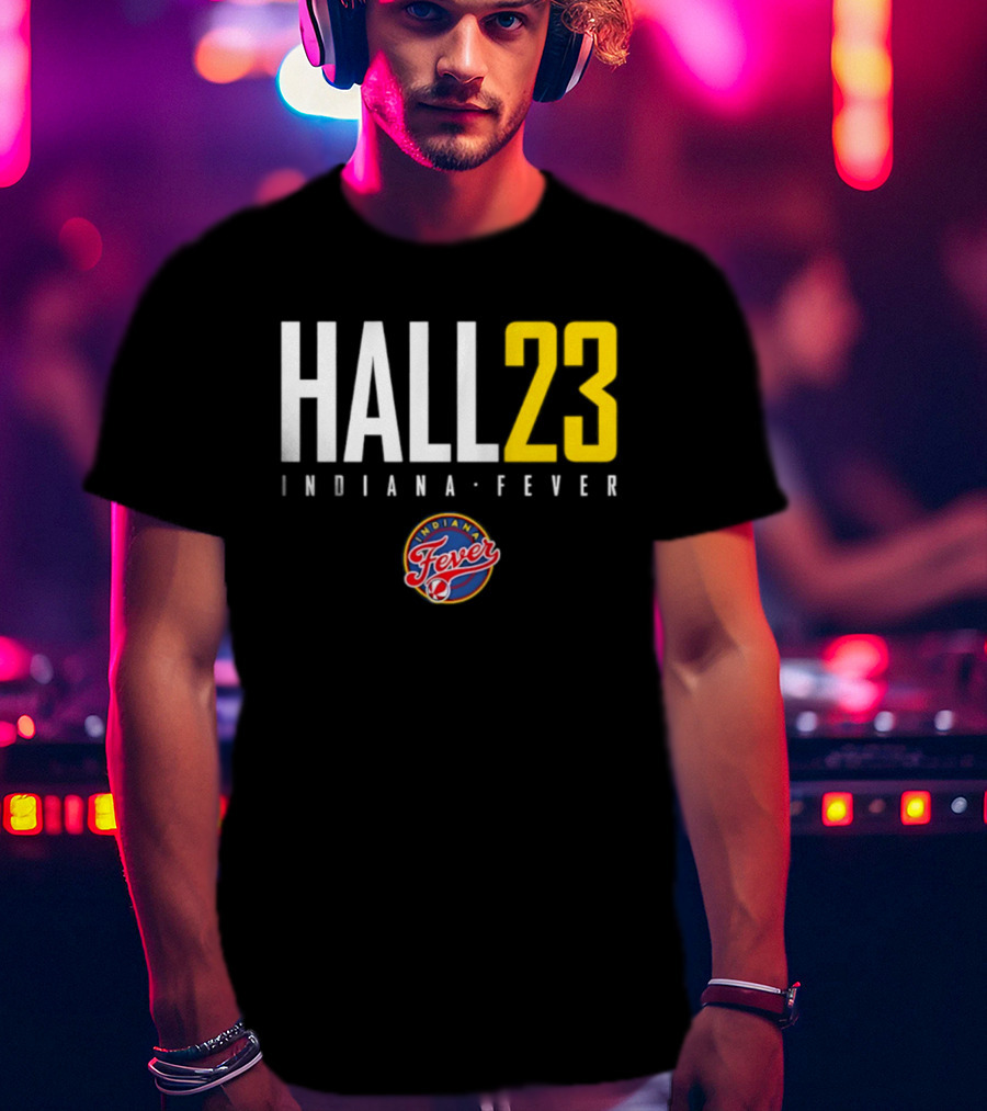 Indiana Fever Lexie Hall 23 WNBA Team Fan Gear T-Shirt