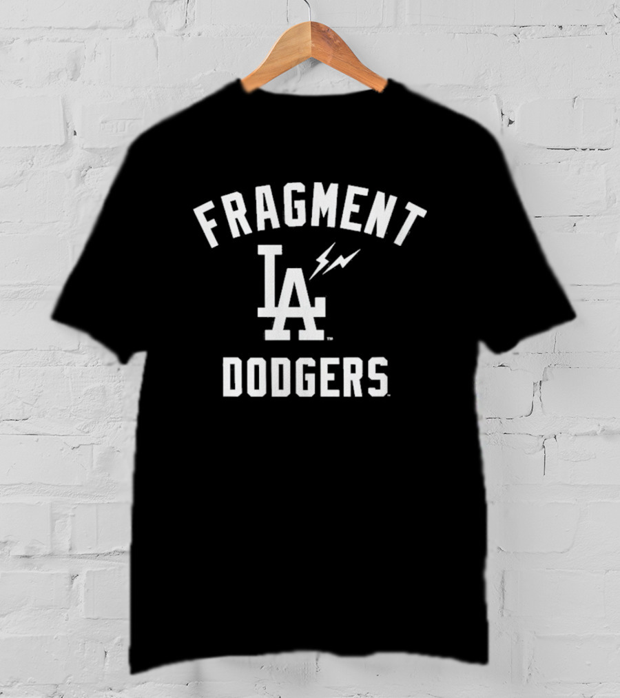 Fragment Los Angeles Dodgers Lightning Bolt Collaboration T-Shirt