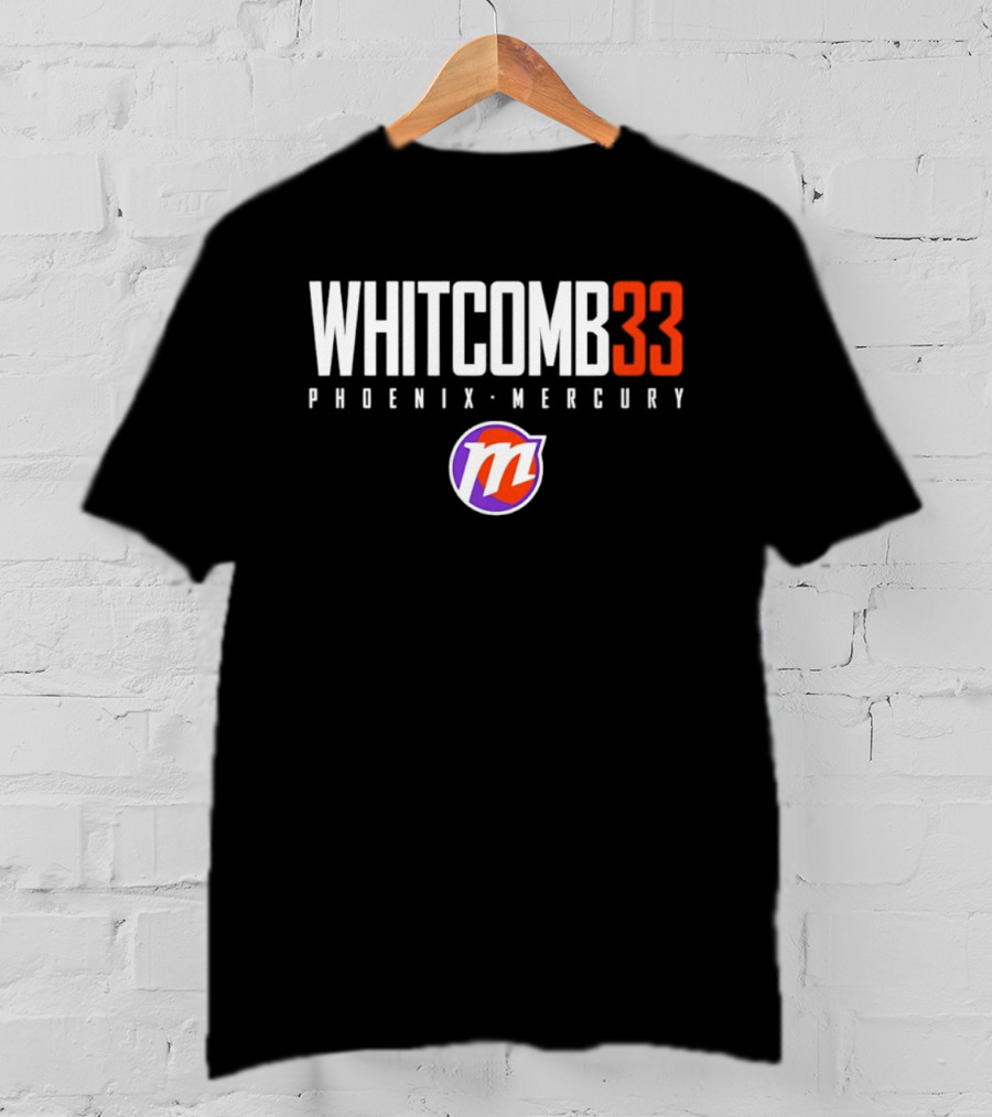 Whitcomb 33 Phoenix Mercury WNBA Name And Number T-Shirt