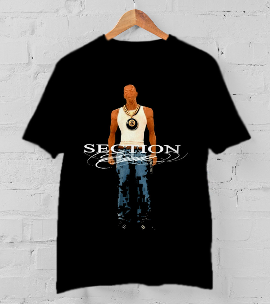 Section 8 CJ Black Gold Chain T-Shirt