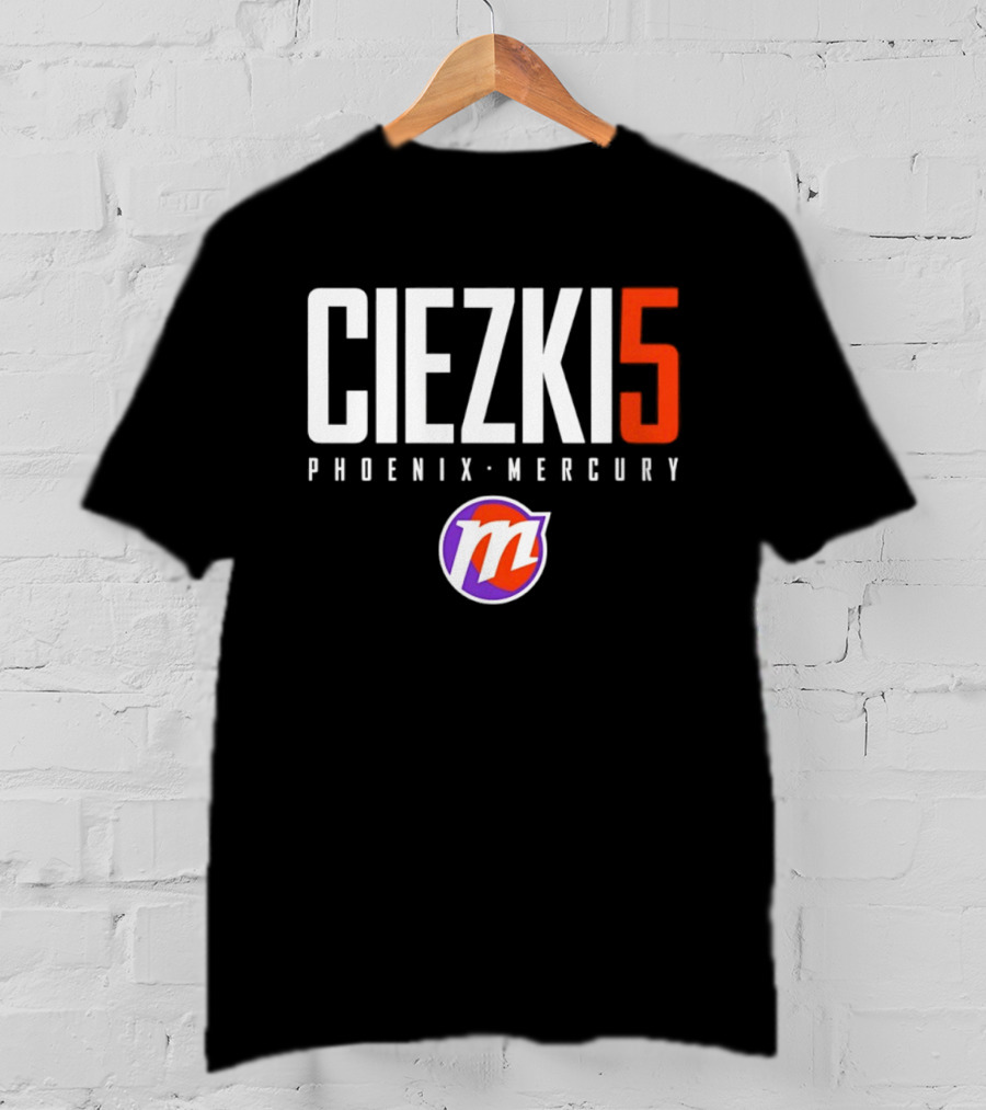 Ciezki 5 Phoenix Mercury WNBA M Basketball Fan T-Shirt