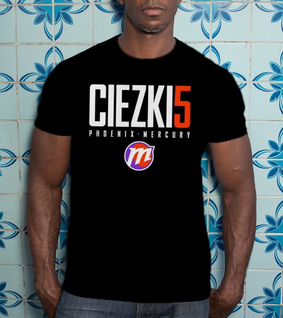 Ciezki 5 Phoenix Mercury WNBA M Basketball Fan T-Shirt