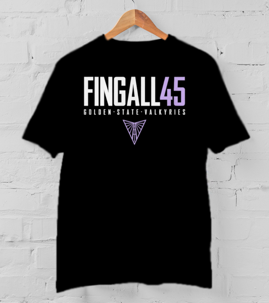 Nadia Fingall 45 Golden State Valkyries WNBA T-Shirt