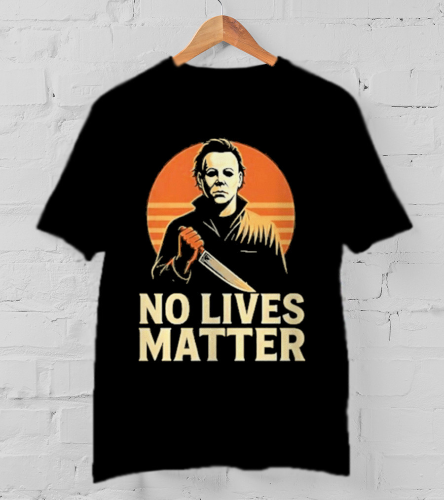Michael Myers No Lives Matter Halloween Vintage Knife T-Shirt