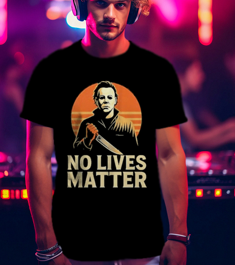 Michael Myers No Lives Matter Halloween Vintage Knife T-Shirt