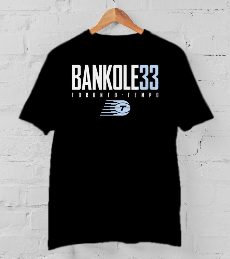 BANKOLE 33 Toronto Tempo Symbol WNBA T-Shirt