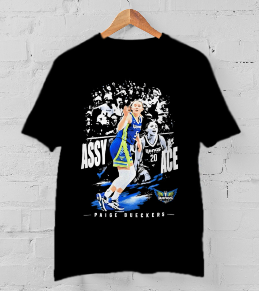 Paige Bueckers Assy Ace Dallas Wings No 5 T-Shirt