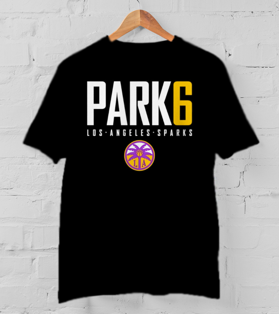 Park 6 Los Angeles Sparks WNBA Basketball T-Shirt