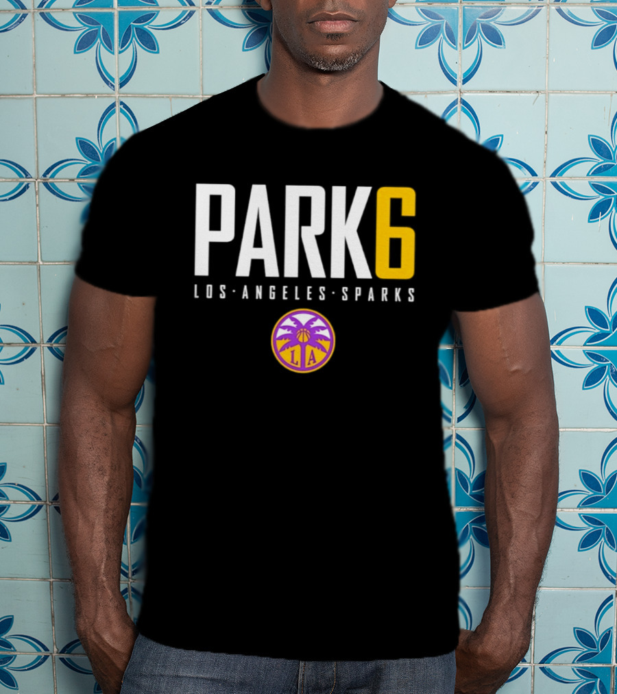 Park 6 Los Angeles Sparks WNBA Basketball T-Shirt