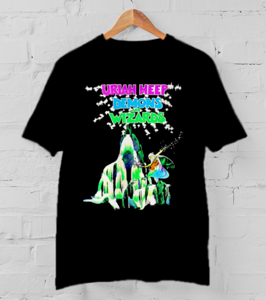 Uriah Heep Demons And Wizards Hard Rock Album Fantasy T-Shirt