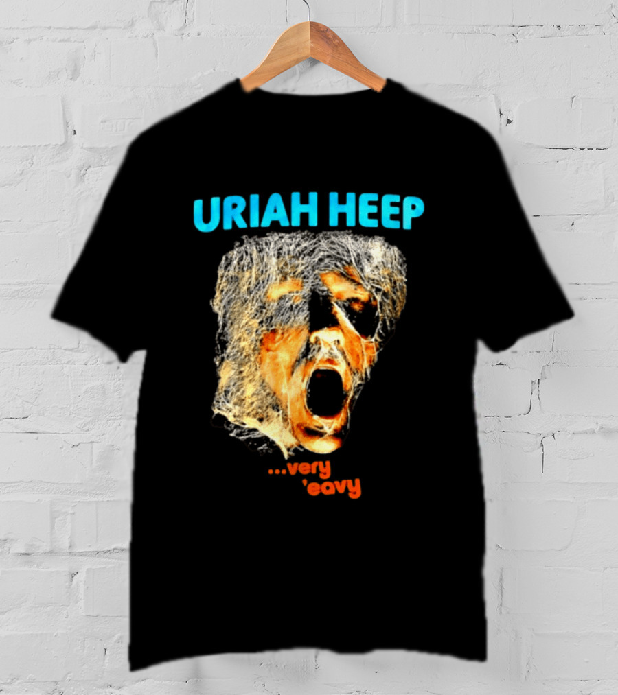 Uriah Heep Very 'Eavy Album Cover Art Hard Rock Music T-Shirt