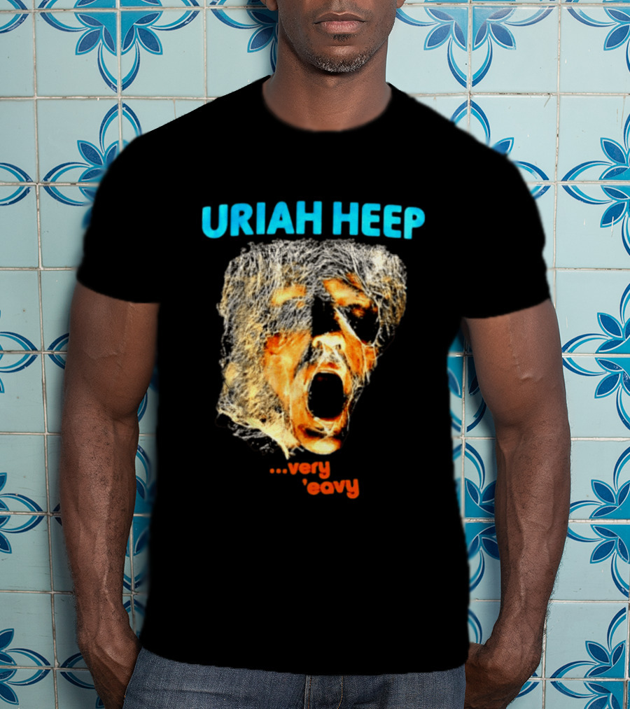 Uriah Heep Very 'Eavy Album Cover Art Hard Rock Music T-Shirt