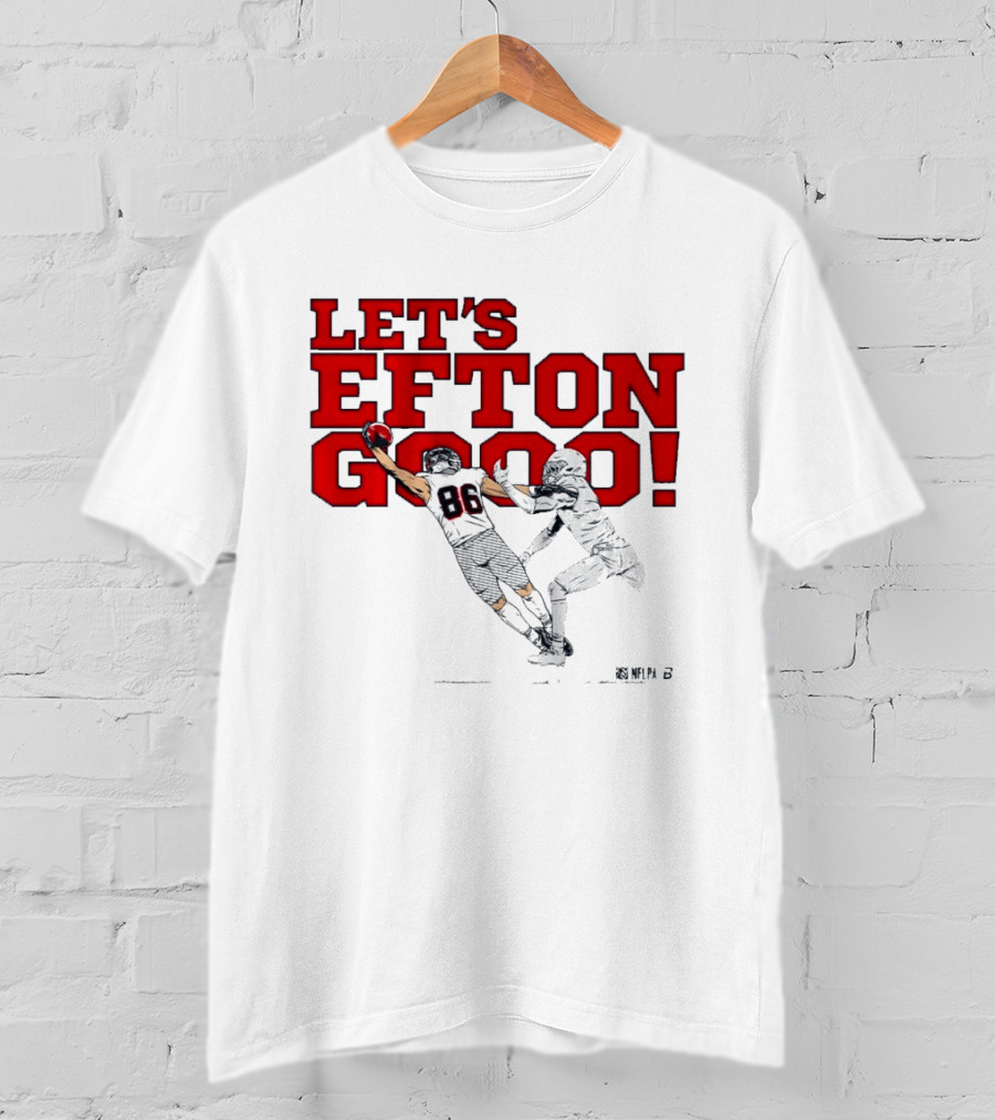 LET'S EFTON GO 88 Football Action Sports T-Shirt