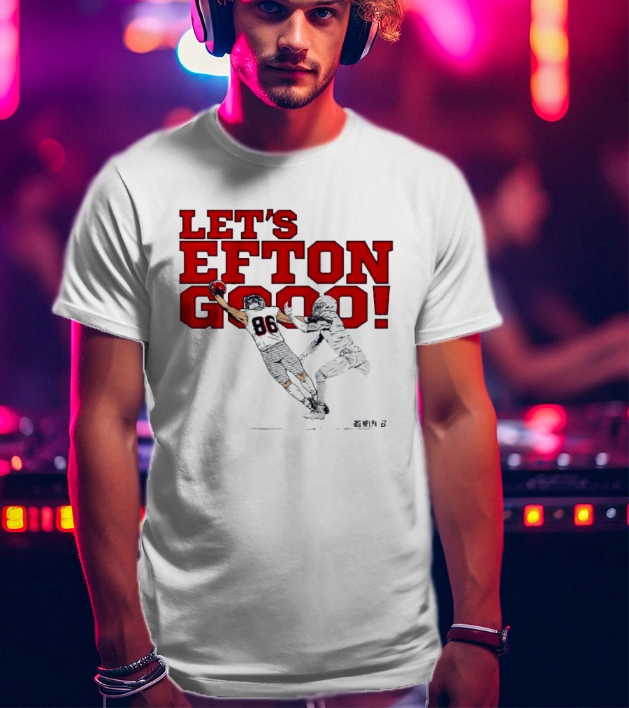 LET'S EFTON GO 88 Football Action Sports T-Shirt