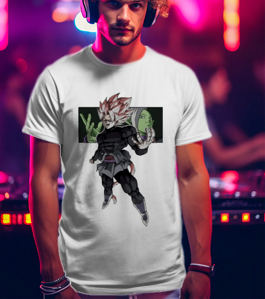 Goku Black Zamasu Fusion Dragon Ball Super Anime Villain Transformation T-Shirt