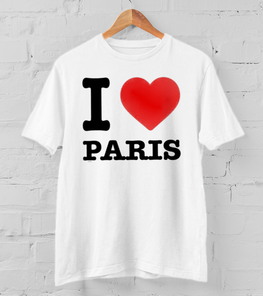 I Love Paris France City Of Light Travel T-Shirt