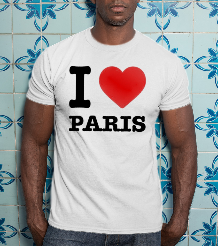 I Love Paris France City Of Light Travel T-Shirt