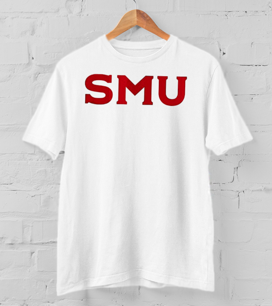 SMU Blue Blood New Blood Football 2 Sided Kevin Jennings T-Shirt