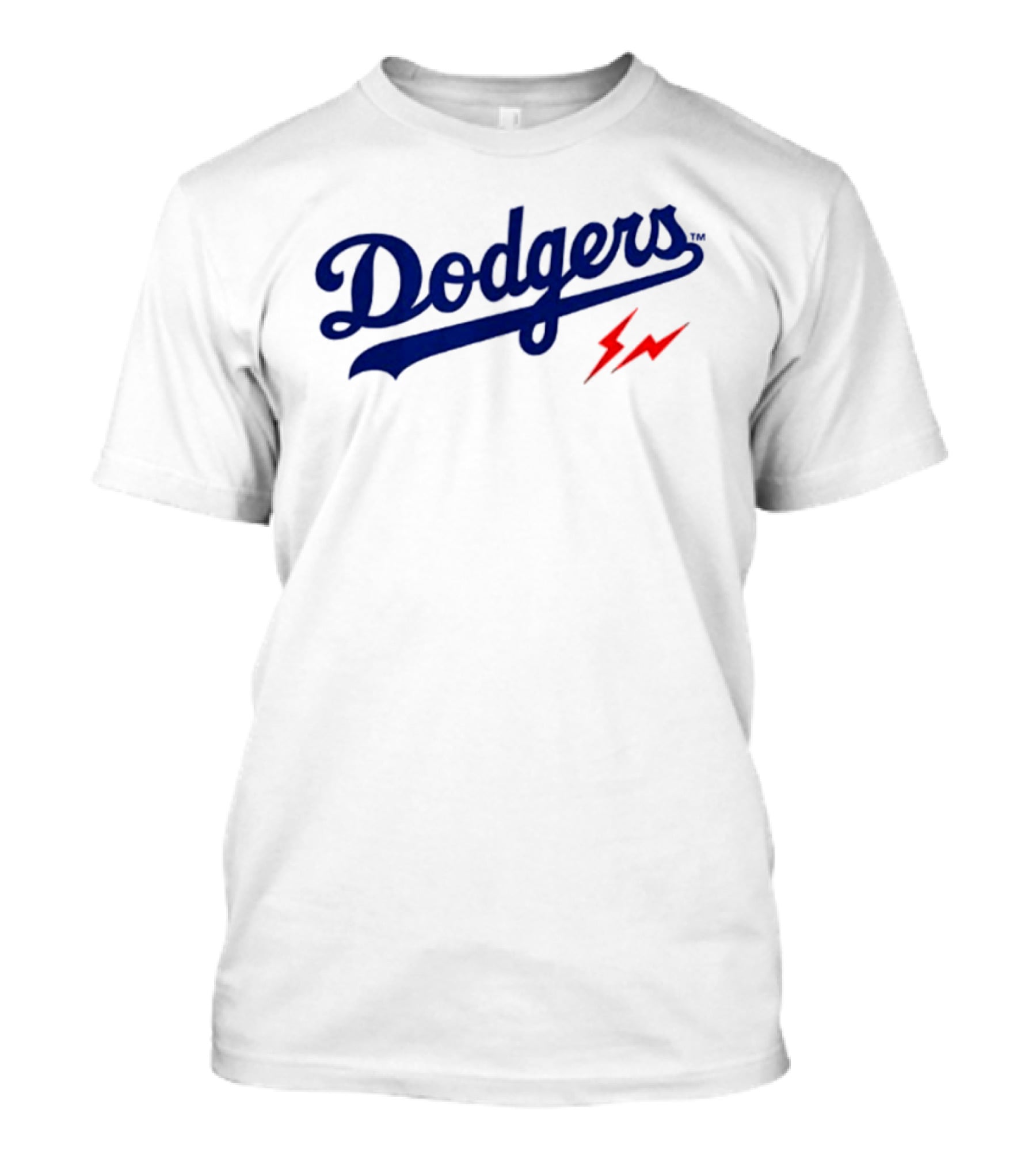 Dodgers 2026 Baseball Two Sided Lightning Bolt Edition T-Shirt