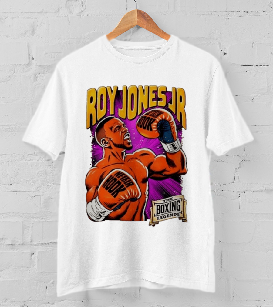 Roy Jones Jr Captain Hook Boxing Legends Wear Hook T-Shirt