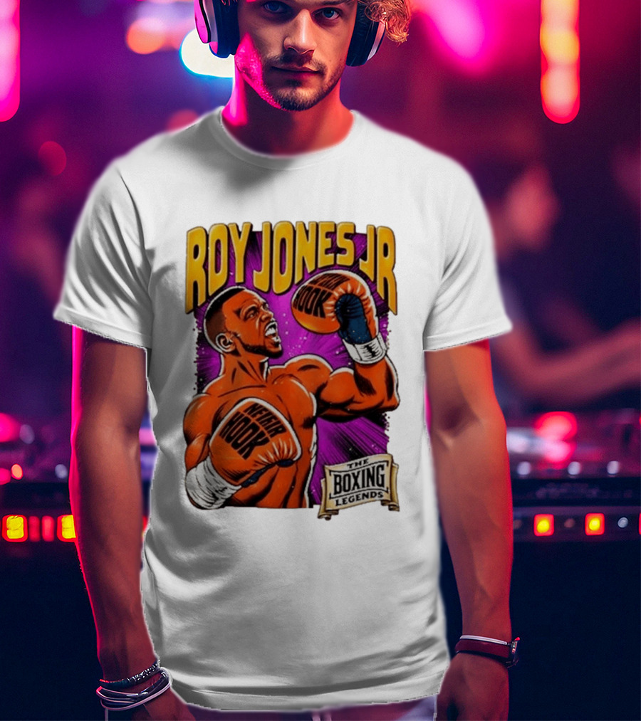 Roy Jones Jr Captain Hook Boxing Legends Wear Hook T-Shirt