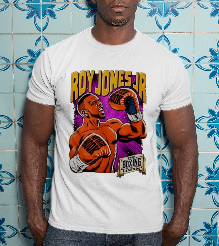 Roy Jones Jr Captain Hook Boxing Legends Wear Hook T-Shirt