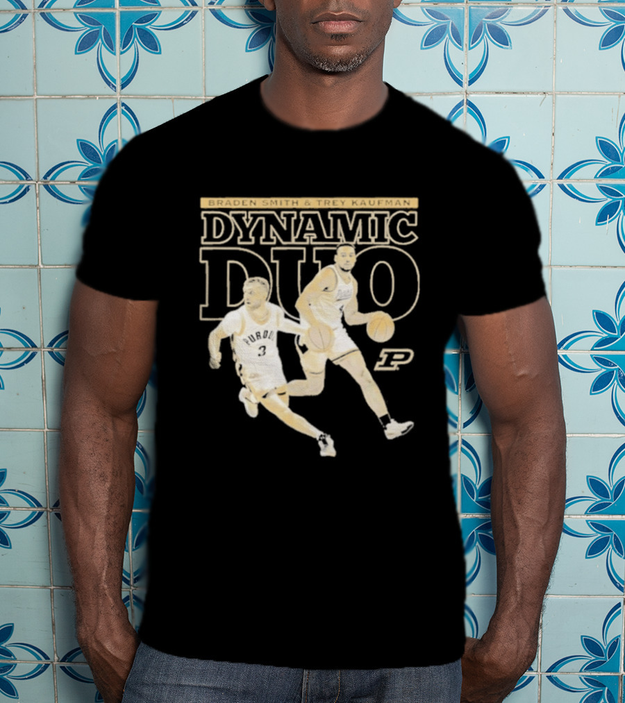 Braden Smith Trey Kaufman Dynamic Duo Purdue Boilermakers NCAA Basketball T-Shirt