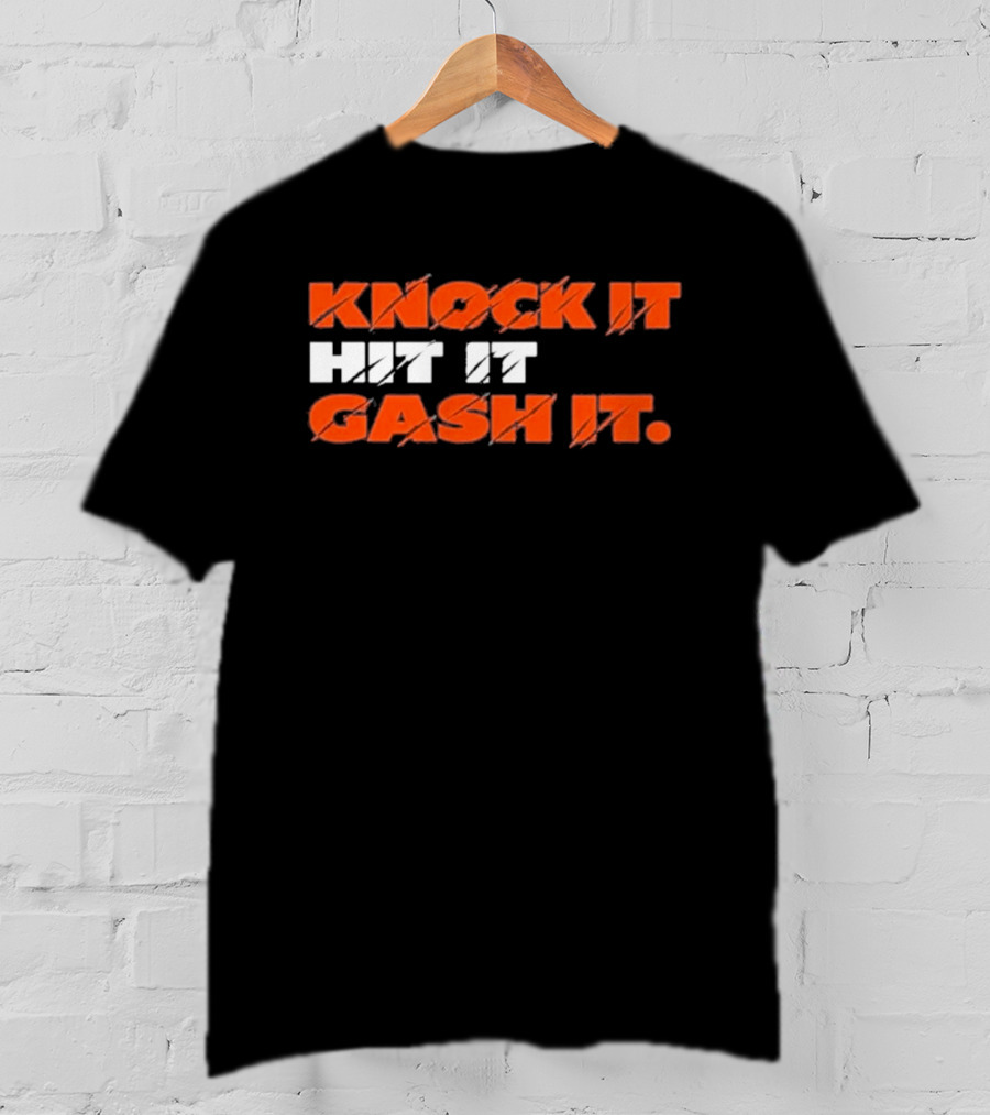 Chicago Bears Knock It Hit It Gash It T-Shirt