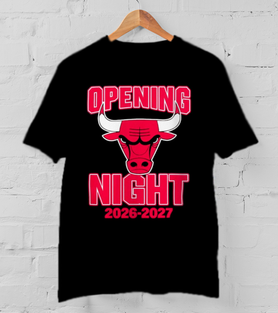 Chicago Bulls Opening Night 2026 2027 NBA T-Shirt