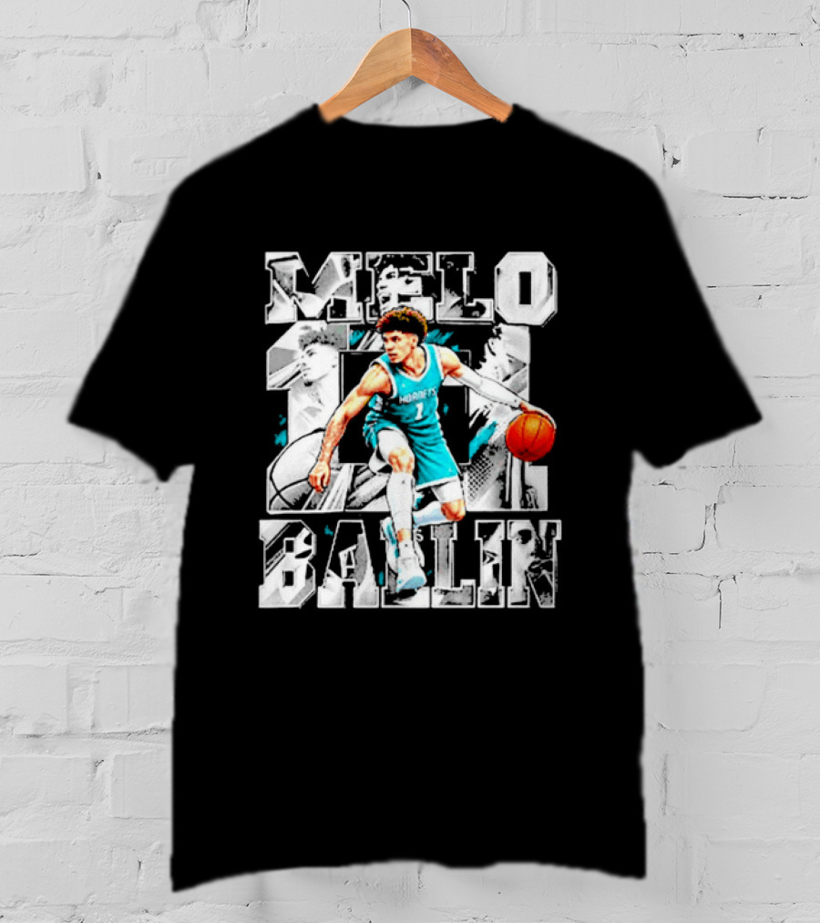 Classic LaMelo Ball Melo TEA Ballin Charlotte Hornets Bootleg Rap T-Shirt