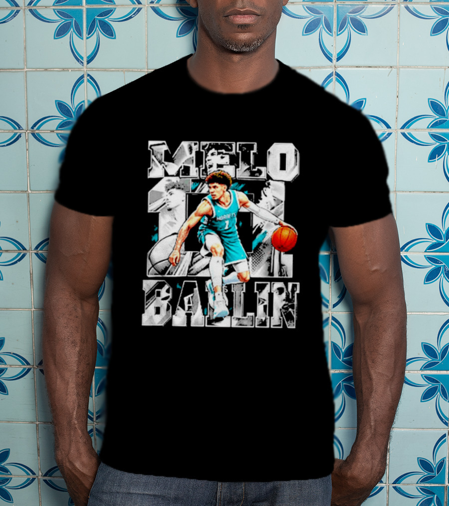 Classic LaMelo Ball Melo TEA Ballin Charlotte Hornets Bootleg Rap T-Shirt