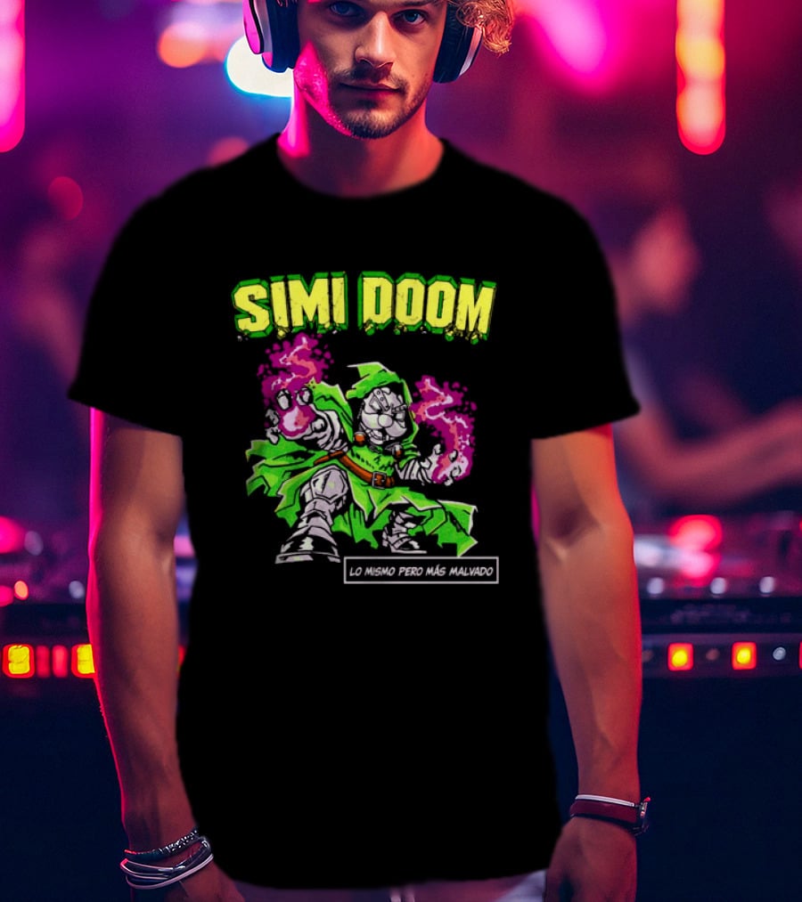 Simi Doom Lo Mismo Pero Más Malvado Doctor Doom Comic T-Shirt