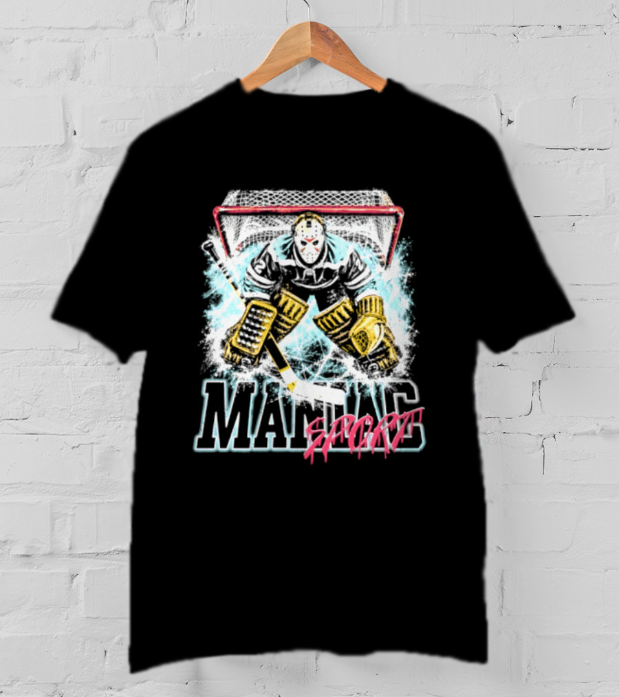 Jason Voorhees Maniac Sport 2026 Hockey Halloween T-Shirt