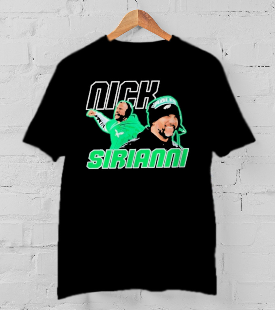 Nick Sirianni Philadelphia Eagles Kelly Green T-Shirt