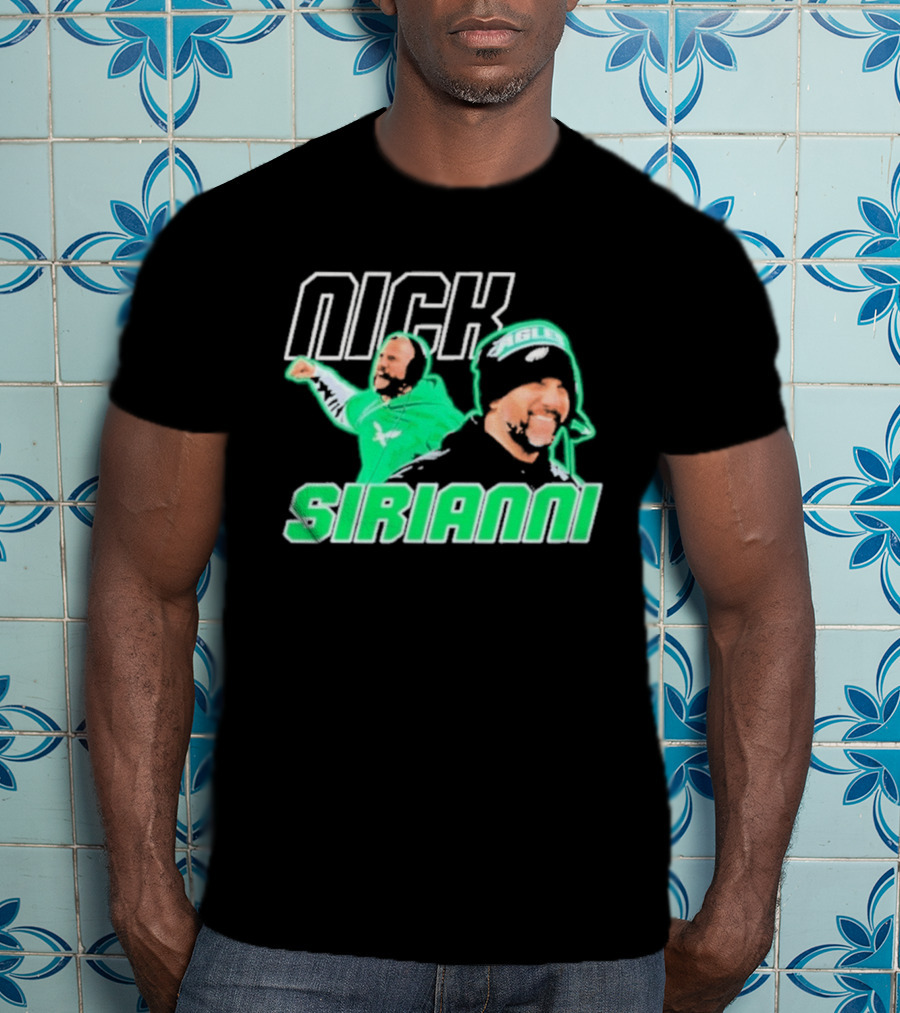 Nick Sirianni Philadelphia Eagles Kelly Green T-Shirt
