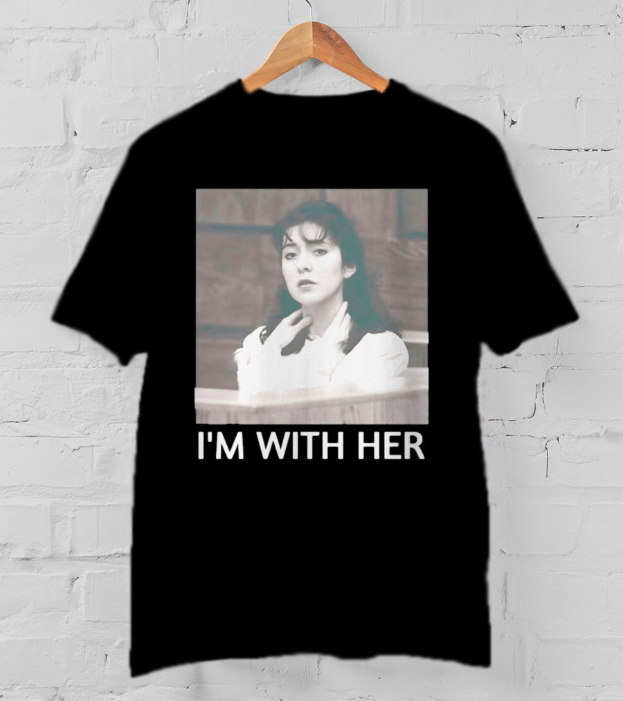 Lorena Bobbitt I'm With Her Courtroom Image T-Shirt